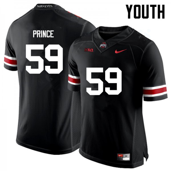 Ohio State Buckeyes #59 Isaiah Prince Youth University Jersey Black